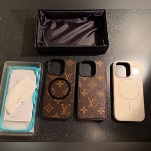 iPhone 16 Pro case bundle - Monogram and Apple Beats + Glass Protectors